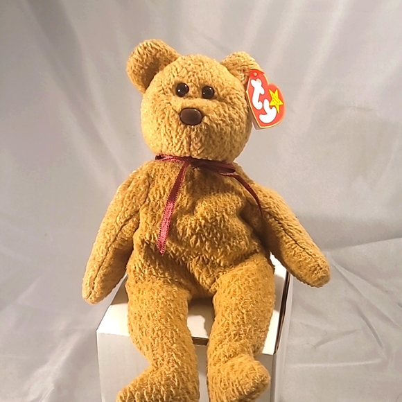 TY Beanie Baby Curly RARE w. Tag Errors 1996 - Picture 1 of 9